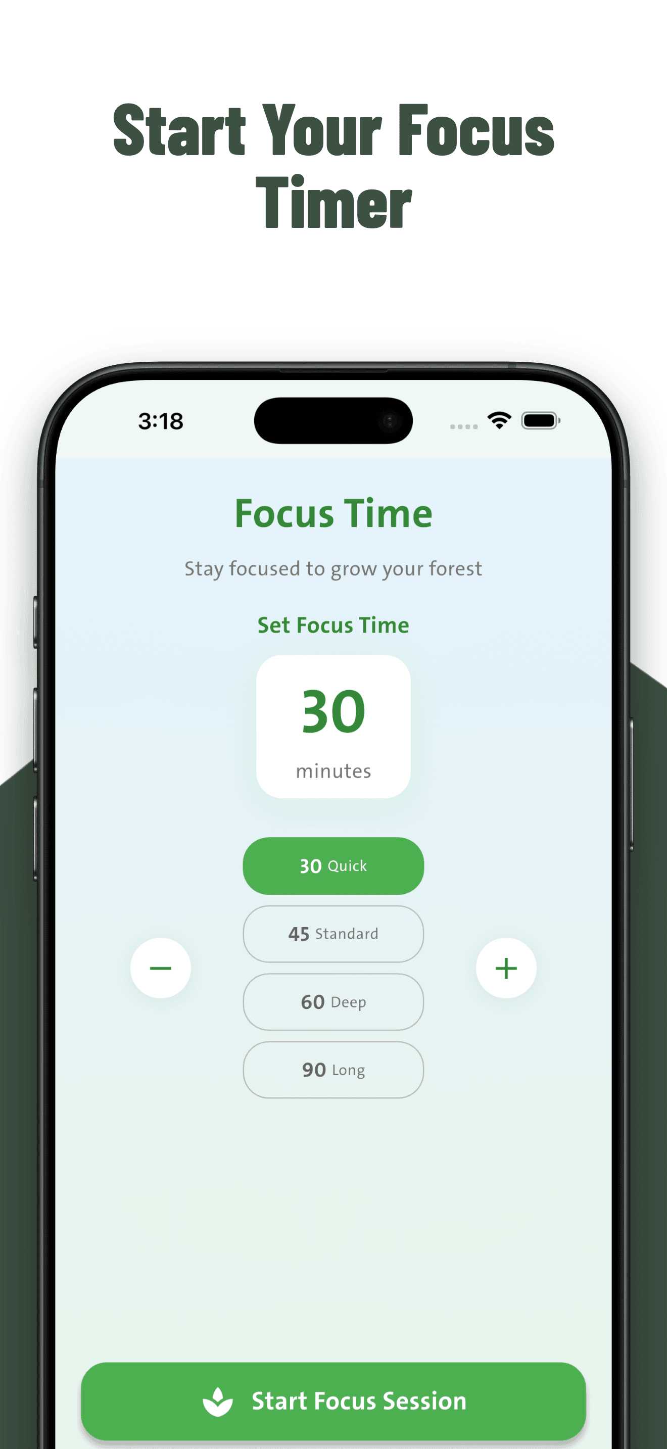 Focus Timer Screen